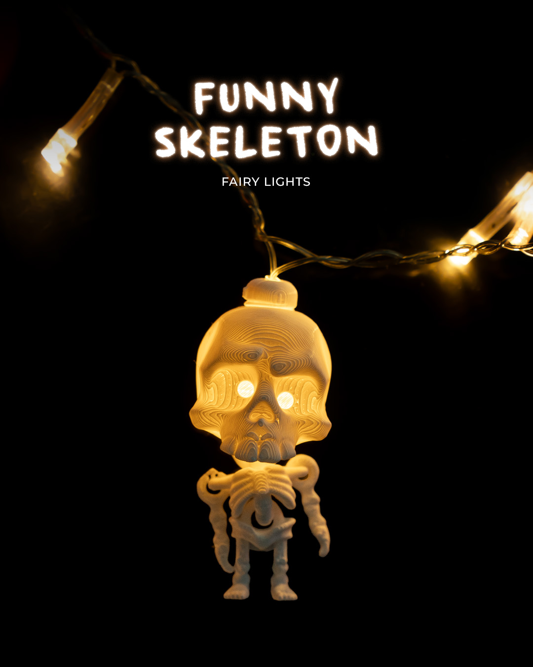 Funny Skeleton Fairy Lights